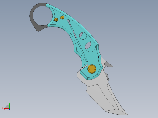 折刀KU439-A2后视缩略图