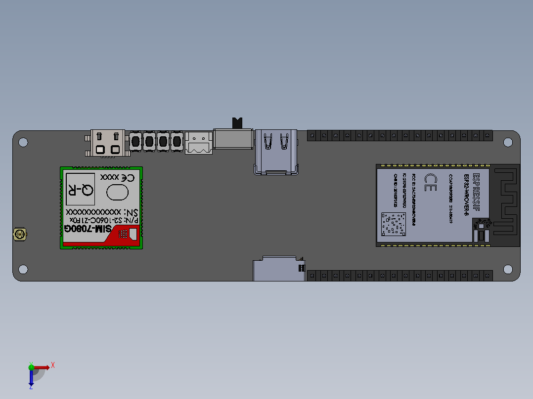 电池仓、电池(72)俯视图