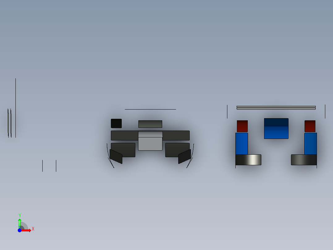 A2005038-乐高速度冠军 - 2016福特GT &amp; 1966福特GT40 (75881)前视图