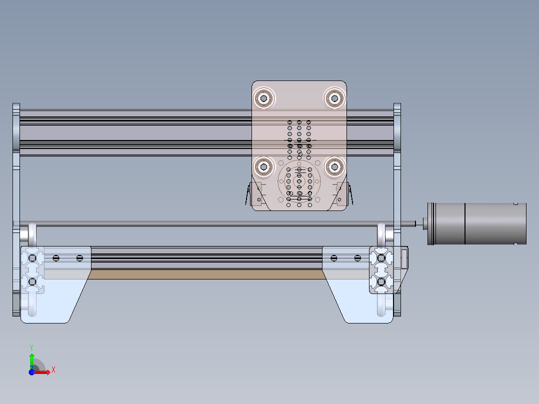 DIY CNC laser engraver前视图