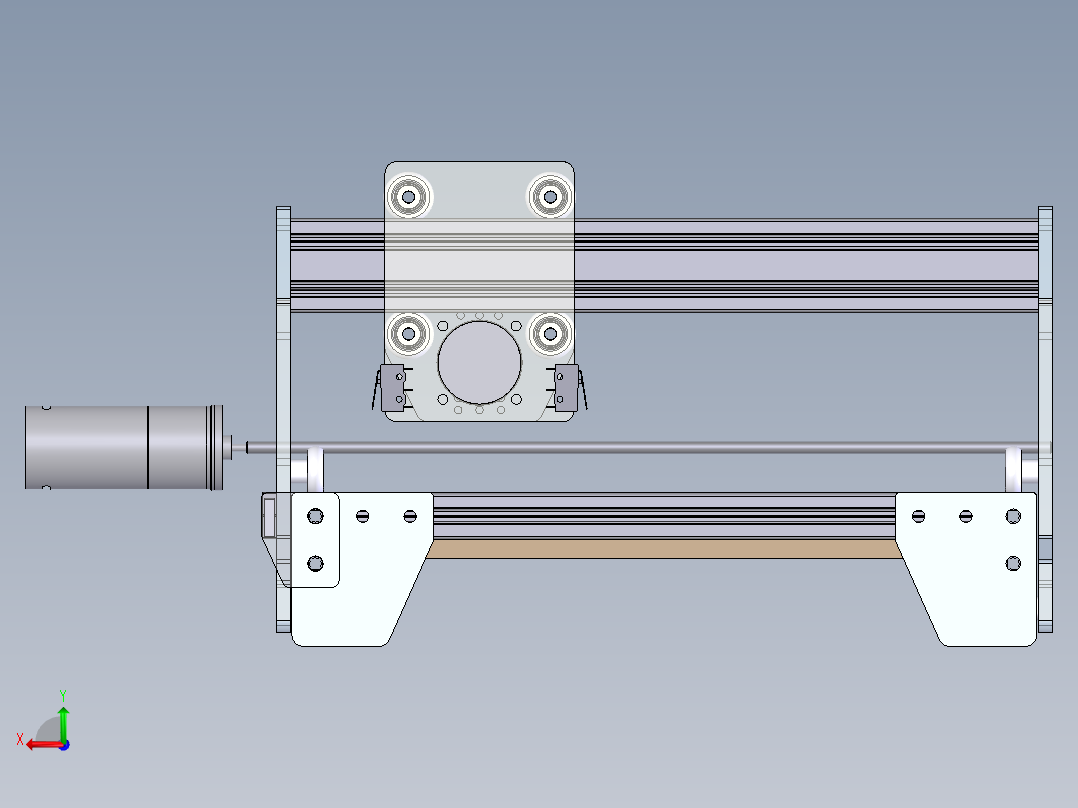 DIY CNC laser engraver后视图