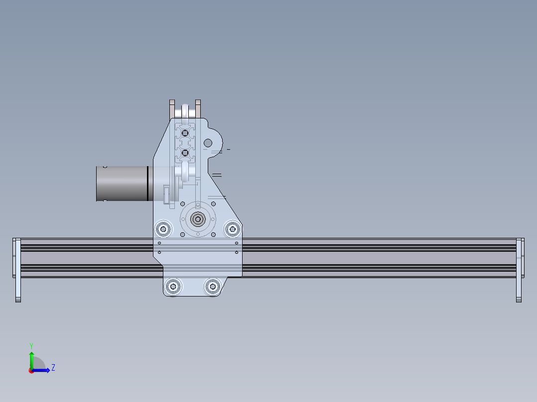 DIY CNC laser engraver左视图