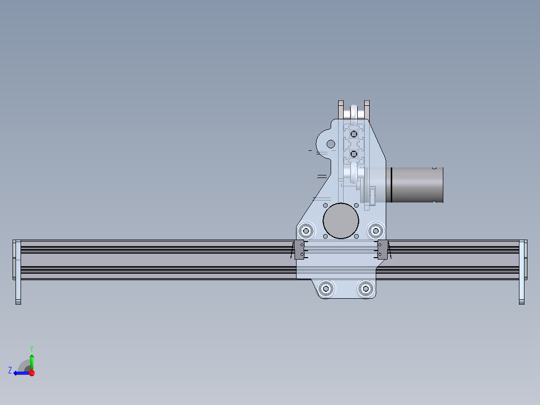 DIY CNC laser engraver右视图