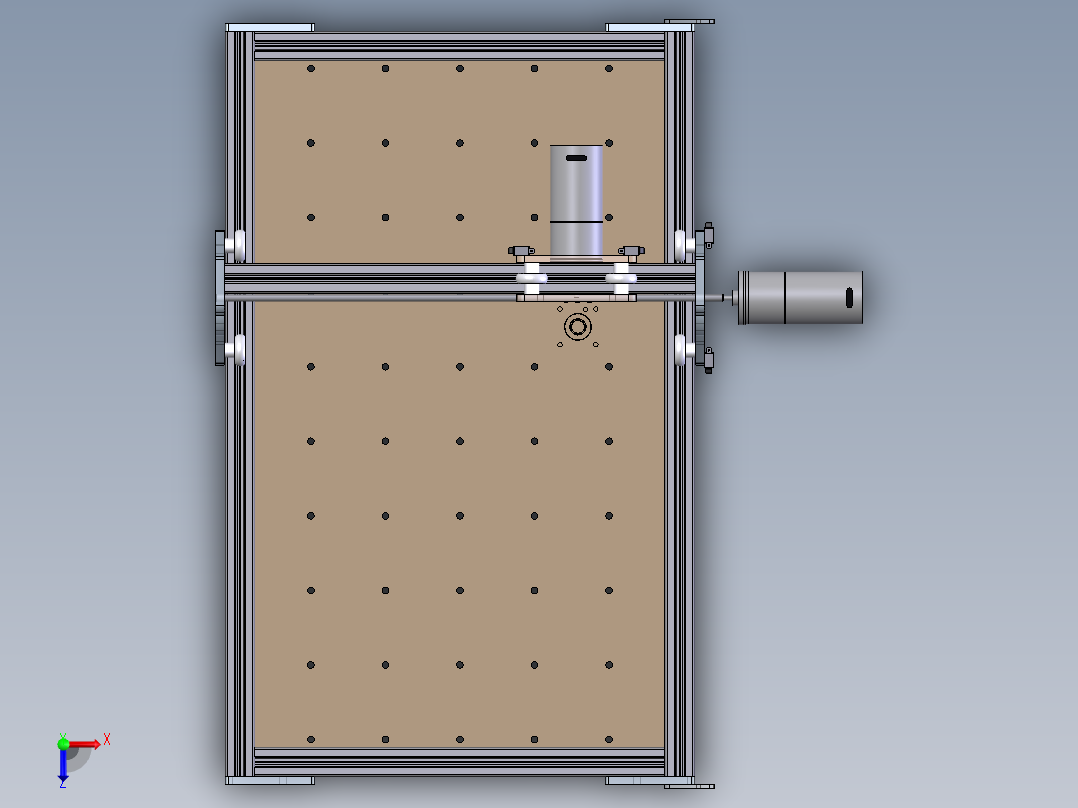 DIY CNC laser engraver俯视图