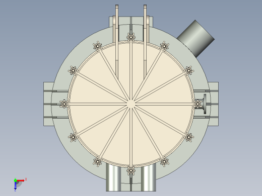 A3003638-蔬菜蒸汽混合汤加热器俯视缩略图
