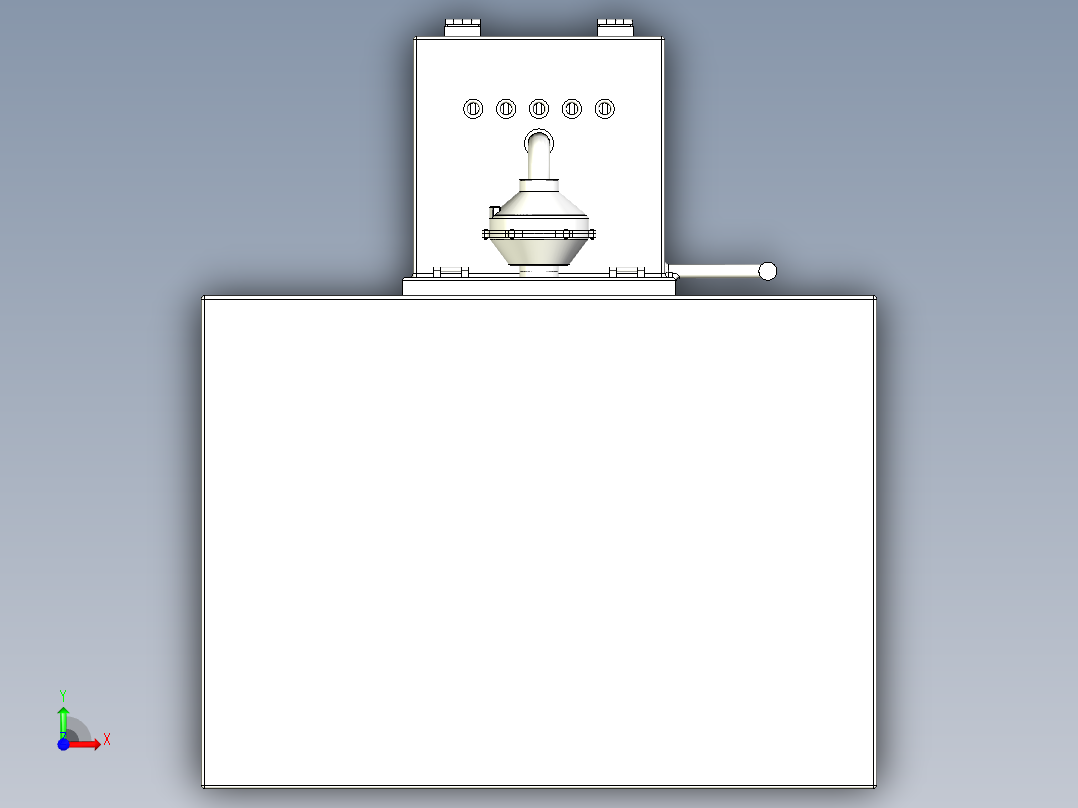 钢丝镀锌装置前视图