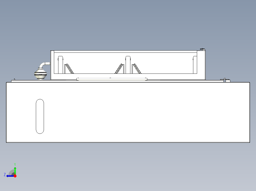 钢丝镀锌装置右视图