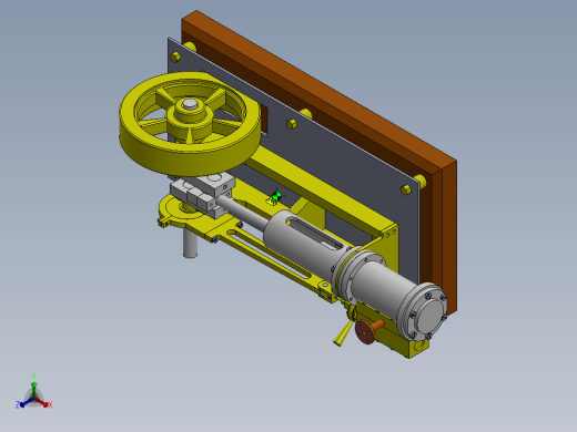 A3003605-水平可逆转蒸汽机正等轴测缩略图