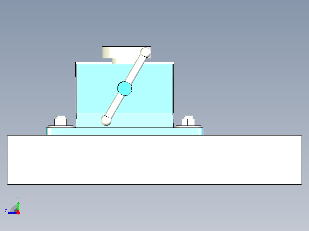 平口虎钳右视图