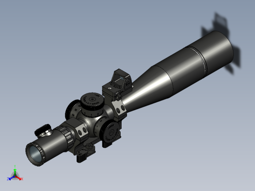 手枪左轮冲锋枪老式狙击步枪设计3D图纸perun-b1s-sniper STP