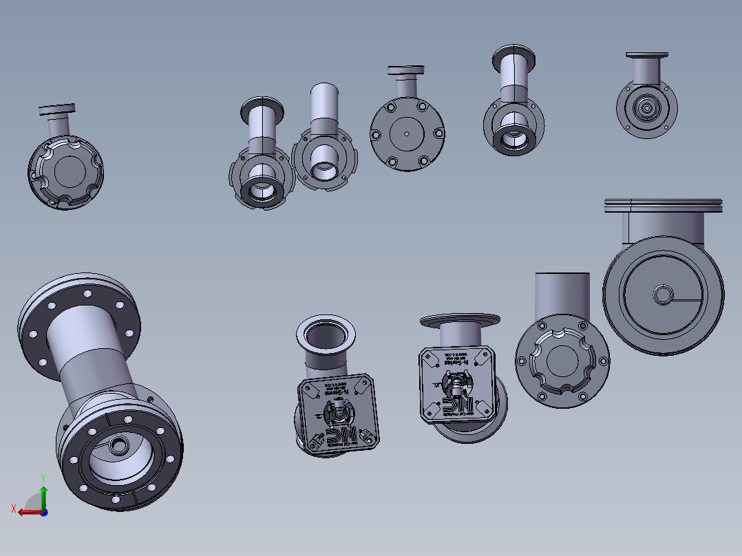 11款ESV-S05000高压角阀模型后视图