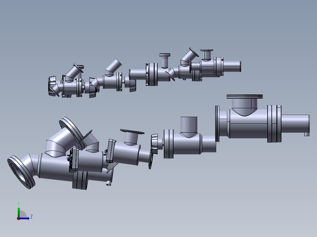 11款ESV-S05000高压角阀模型左视图