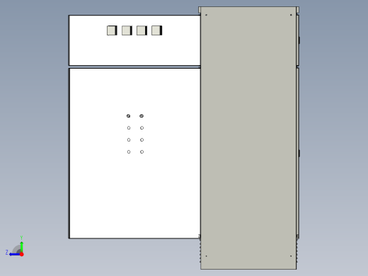 2x75KW变频柜右视缩略图