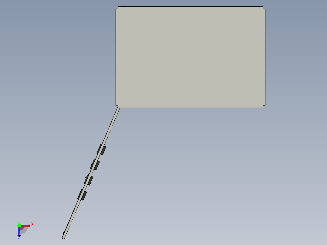 2x75KW变频柜俯视图