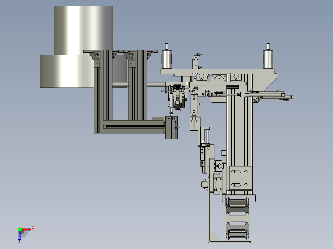 安装平台俯视图