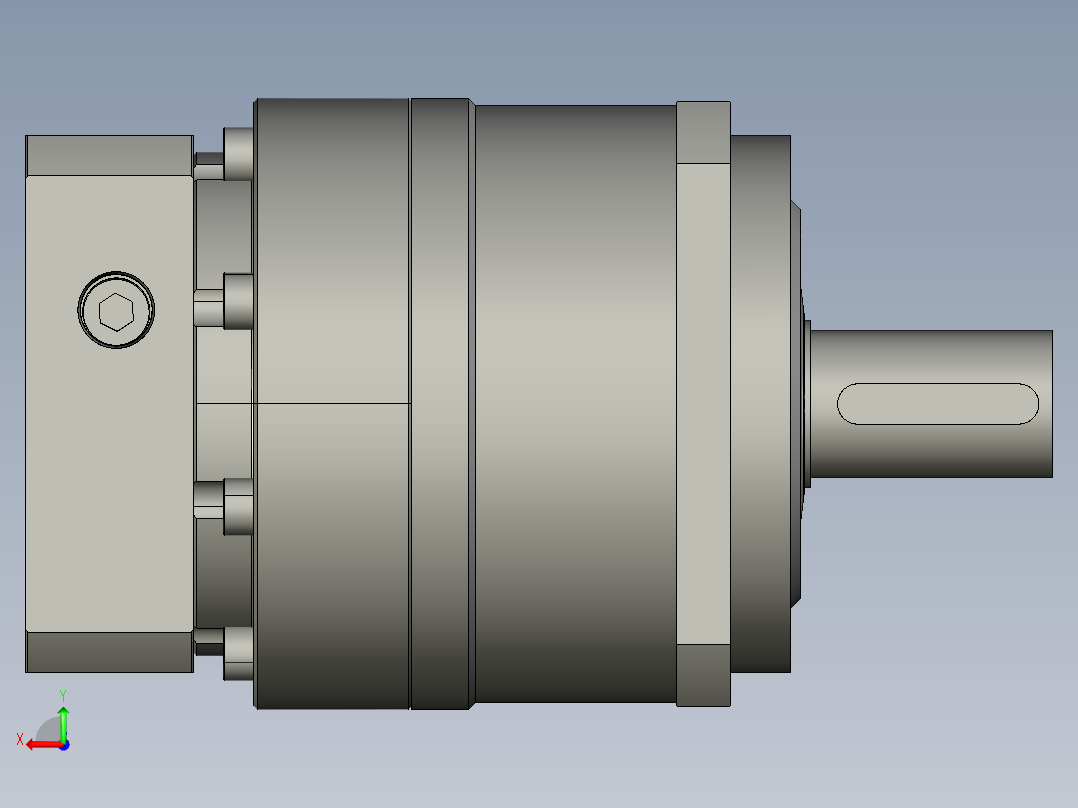 复件TB-090-L1-19行星减速机后视图