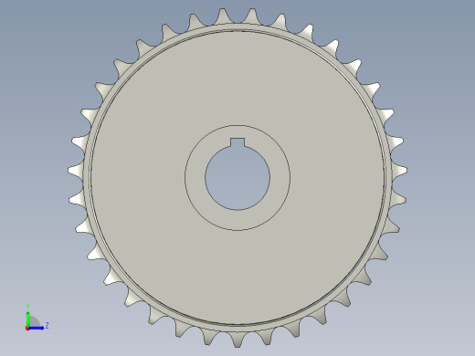 从动链轮BBB左视缩略图