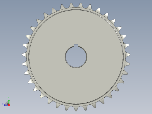 从动链轮BBB右视缩略图