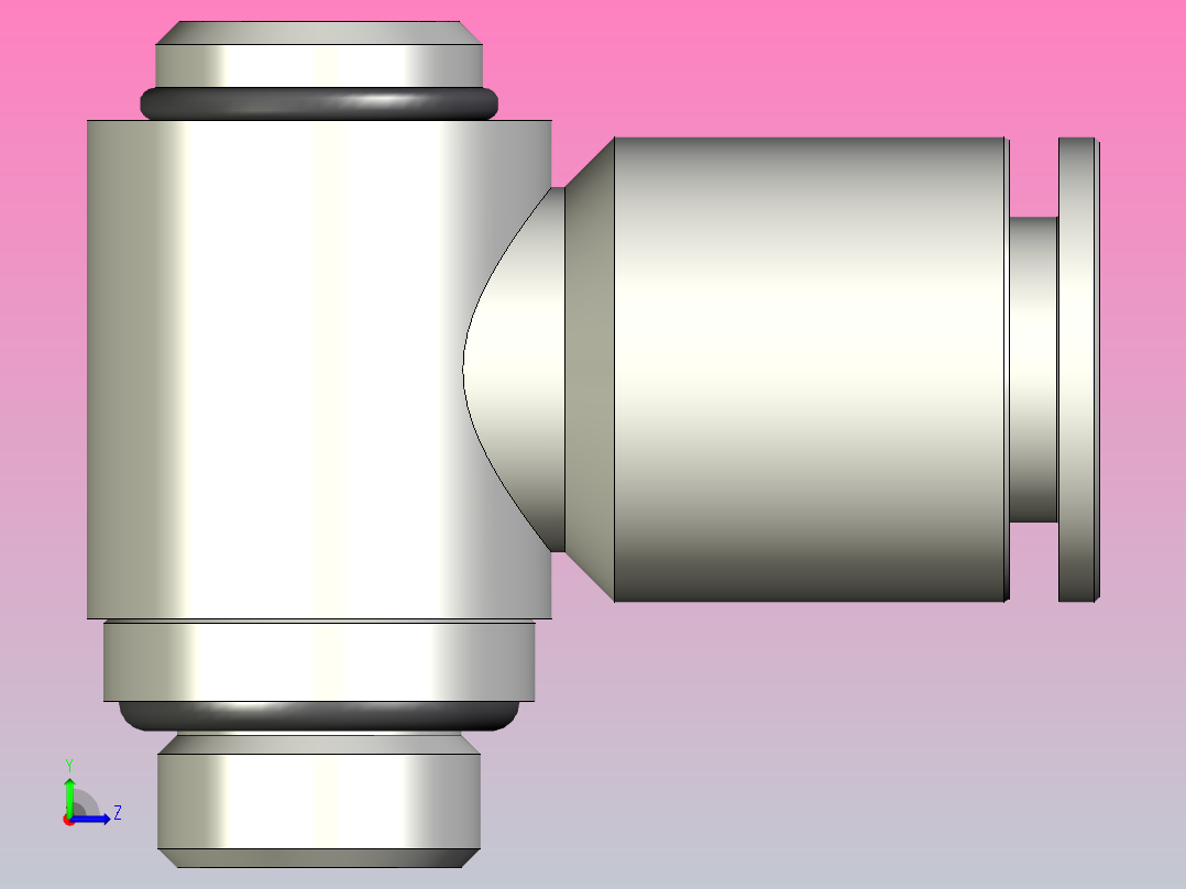 快插接头NPQM-LK-G18-Q8-P10左视图
