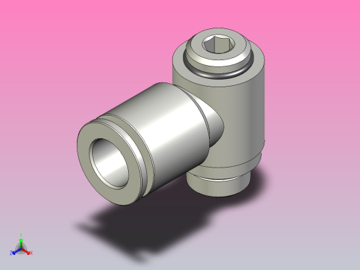 快插接头NPQM-LK-G18-Q8-P10正等轴测缩略图