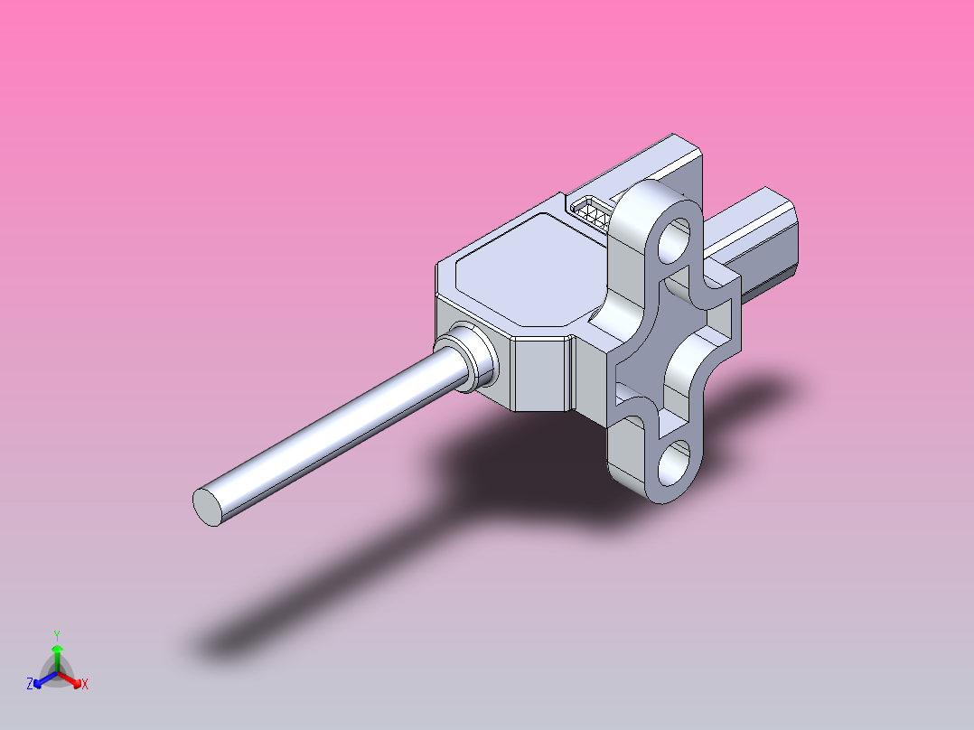 槽型传感器开关传感器ZJF32-675-N主视图