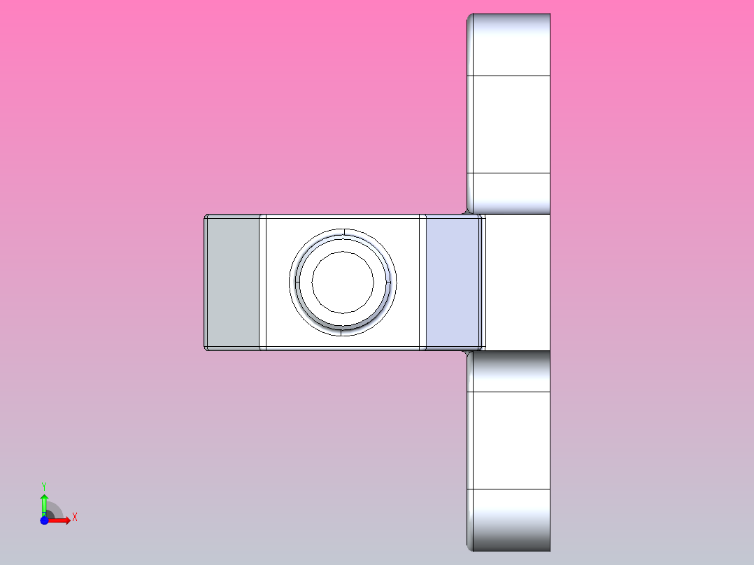 槽型传感器开关传感器ZJF32-675-N前视图