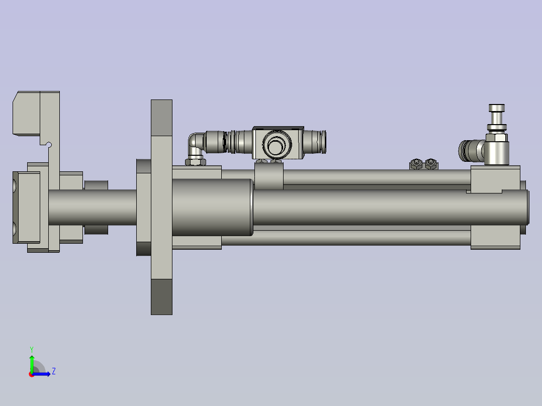 LXYC-BOSS020300中间上顶机构左视图