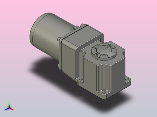 微型弧锥直交实心轴减速电机5IK40GU-C 5GU3K～180KRH