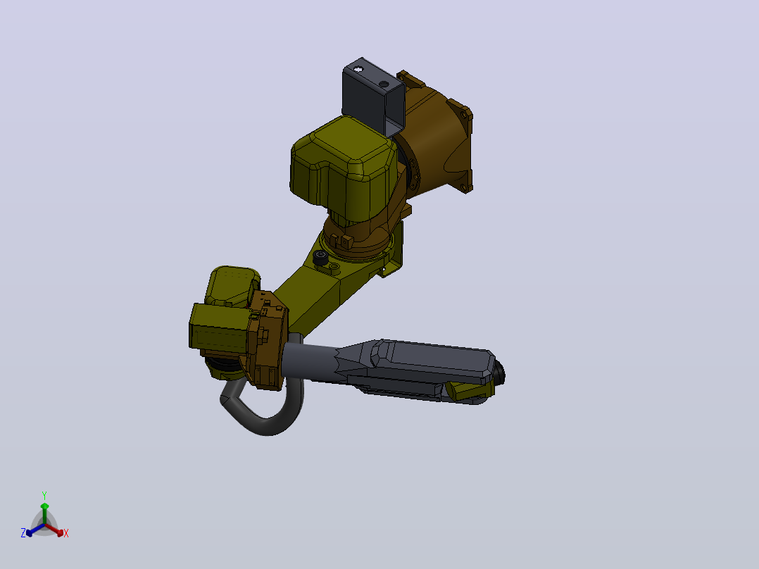 M-20iA-35mm机器人正等轴测图