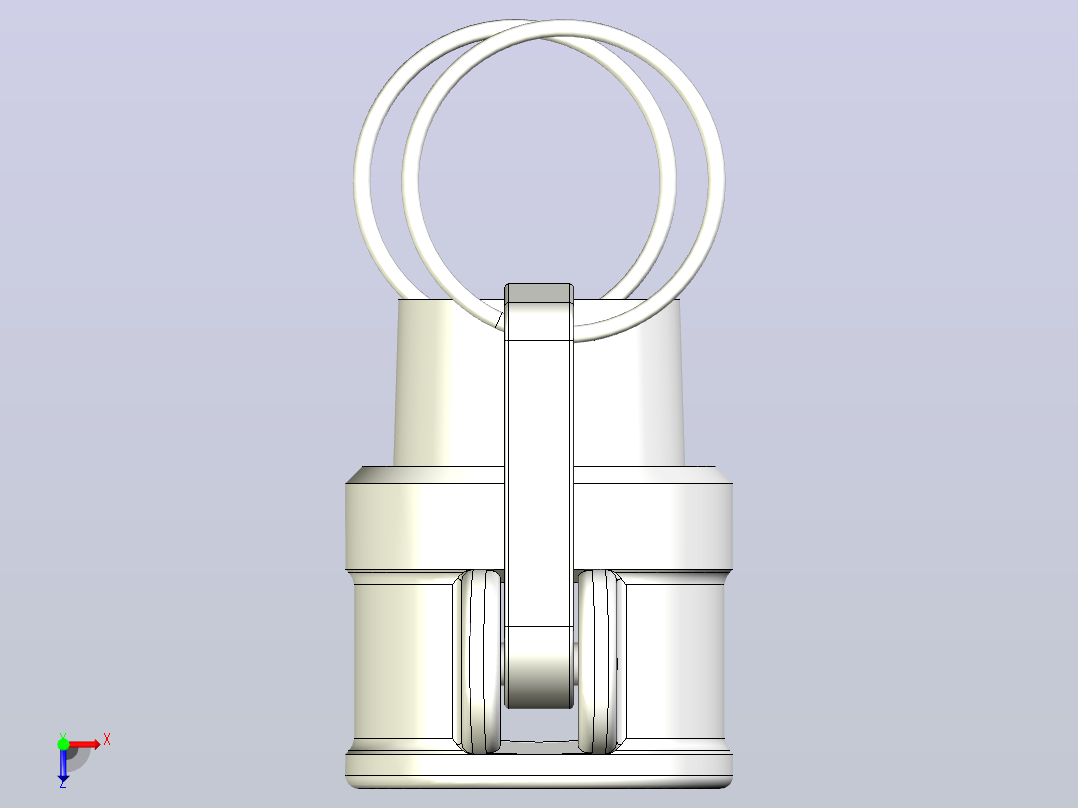 快速接头KAMLOK 633 B连接器-内螺纹1英寸NPT俯视图
