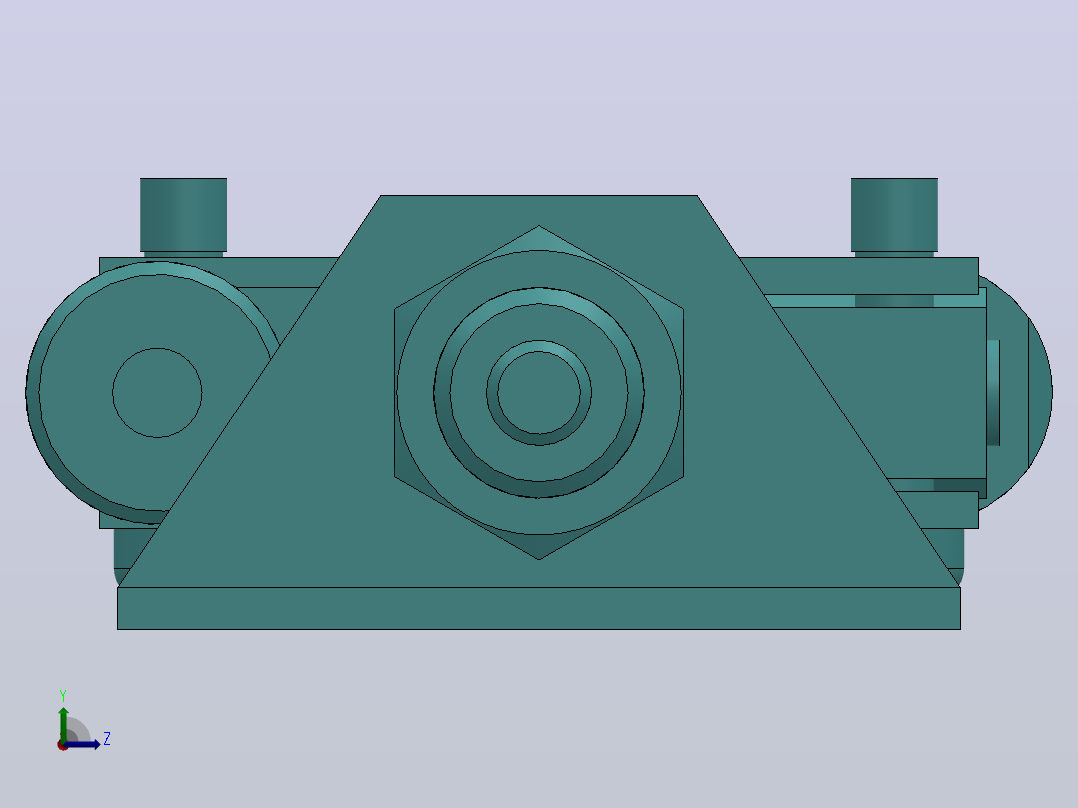 气缸CDJ2L10-100-C73CL左视图