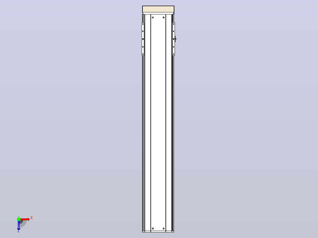日规模组半封闭丝杆TPA-HNR-220D-3210C-L1150-MP-Y-P1K-N3俯视图