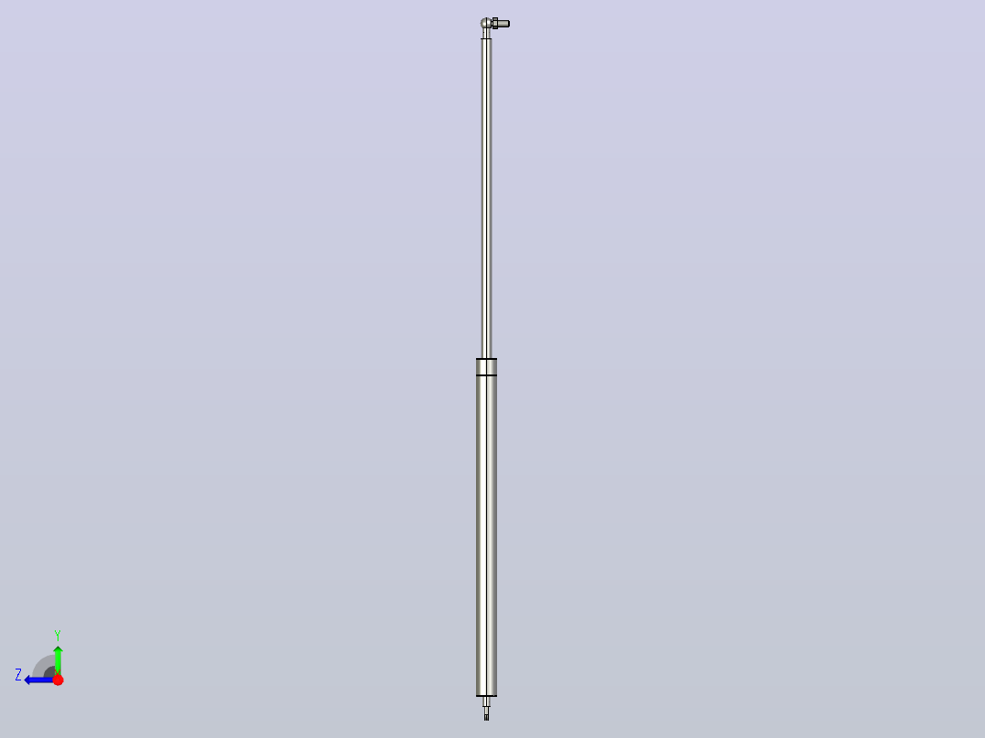 gsb28-d-e-s400_asm氮气弹簧右视图