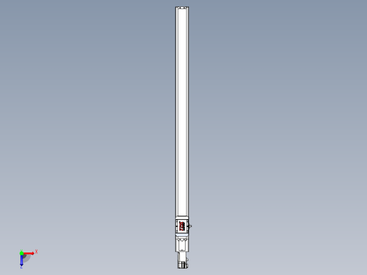 滚珠丝杠直线轴带导轨全封闭TPA-HCR-65S-1610C-L1000-M-Y-P10-N3俯视缩略图
