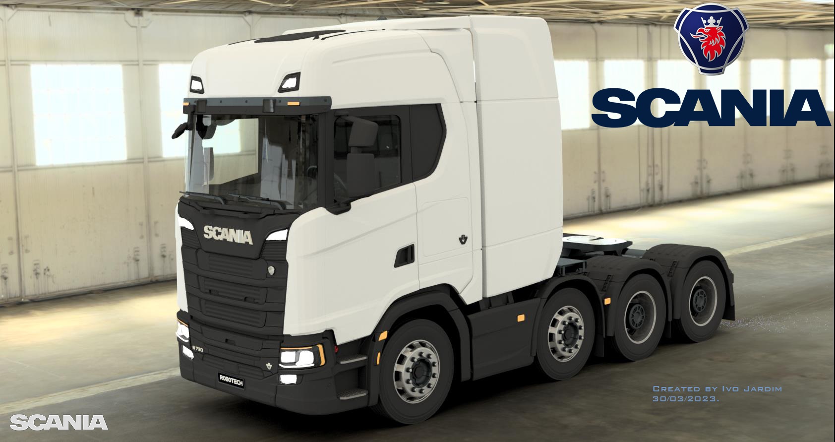 斯堪尼亚R730 8x4卡车