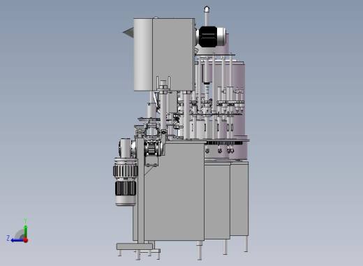 全自动化瓶装饮料生产线右视缩略图