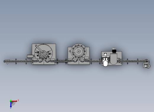 全自动化瓶装饮料生产线俯视缩略图