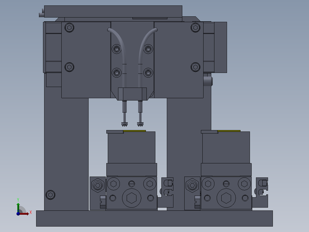 电气特性检查夹具前视图