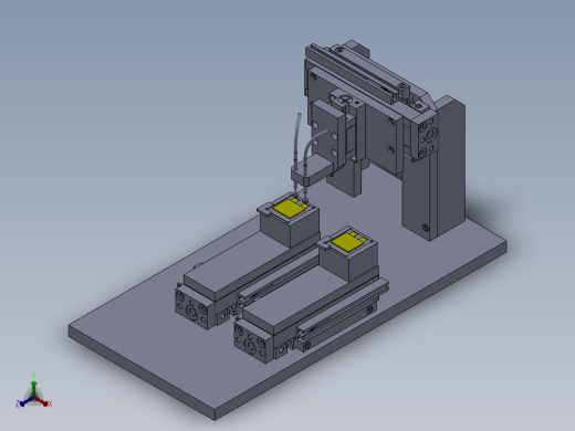 电气特性检查夹具正等轴测缩略图