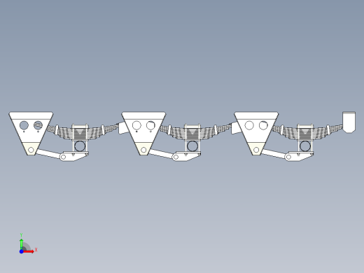 Henred F Tridem三轴悬挂支架3D数模图纸 Solidworks设计 附x_t前视缩略图