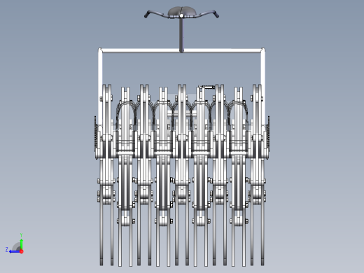 脚踏骑行式Strandbeests仿生兽车3D数模图纸 Solidworks 附STEP右视缩略图