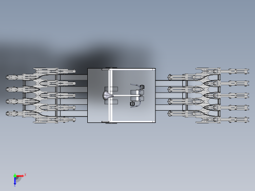 脚踏骑行式Strandbeests仿生兽车3D数模图纸 Solidworks 附STEP俯视缩略图