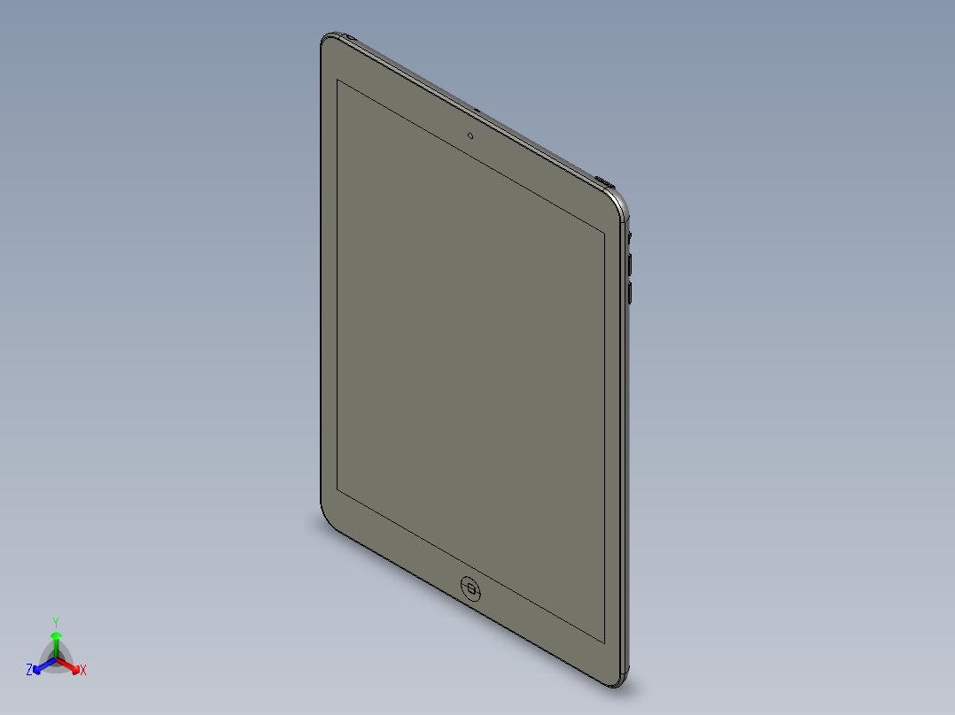 solidworks ipad air 3d模型