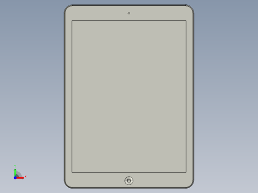 solidworks ipad air 3d模型前视缩略图