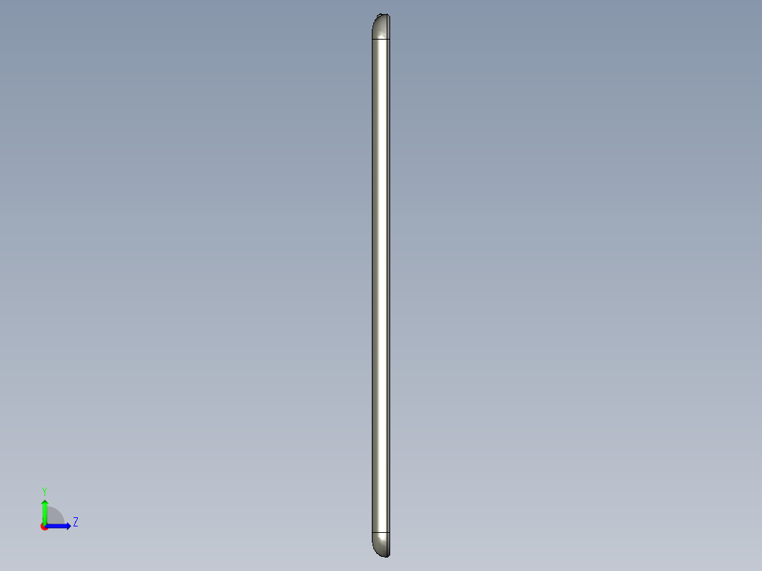 solidworks ipad air 3d模型左视图