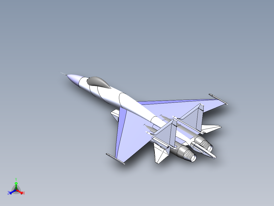 苏-27正等轴测图