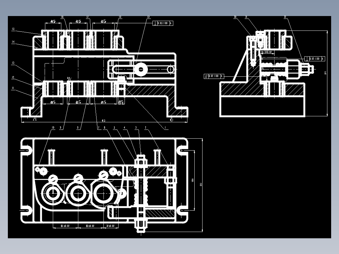 CA6140车床后托架的加工工艺与钻床夹具设计(论文+DWG图纸)