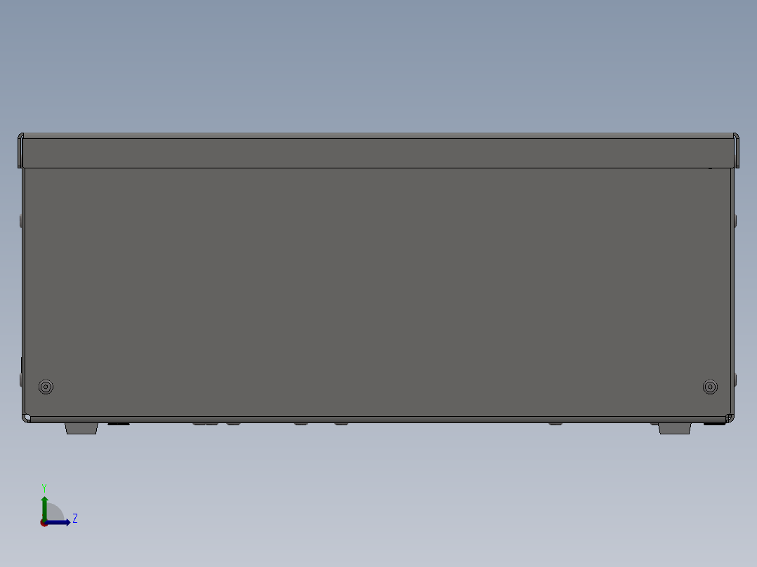 驱动电源设计模型左视图