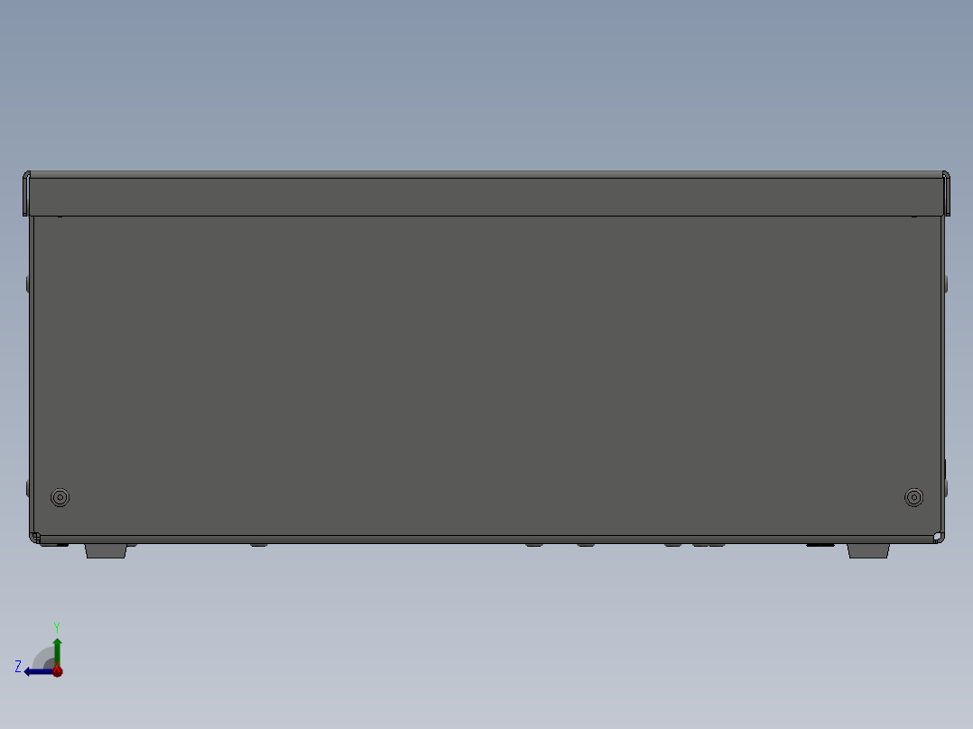 驱动电源设计模型右视图