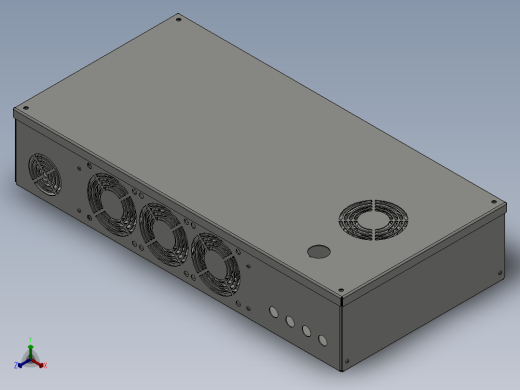 驱动电源设计模型正等轴测缩略图